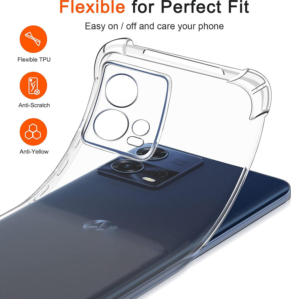 Futrola za Motorola Edge 30 Fusion, Techsuit, Shockproof Clear, Providna