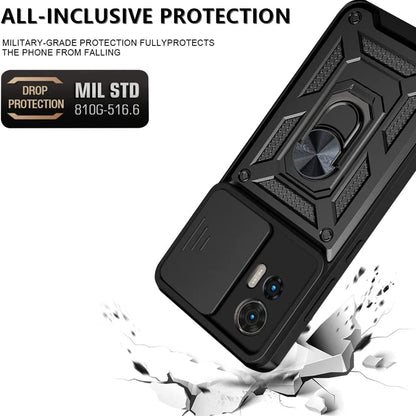 Futrola za Motorola Edge 30 Neo, Techsuit, CamShield, Crna