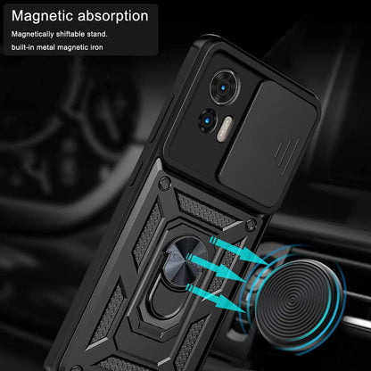 Futrola za Motorola Edge 30 Neo, Techsuit, CamShield, Crna