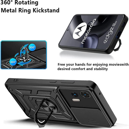 Futrola za Motorola Edge 30 Neo, Techsuit, CamShield, Crna