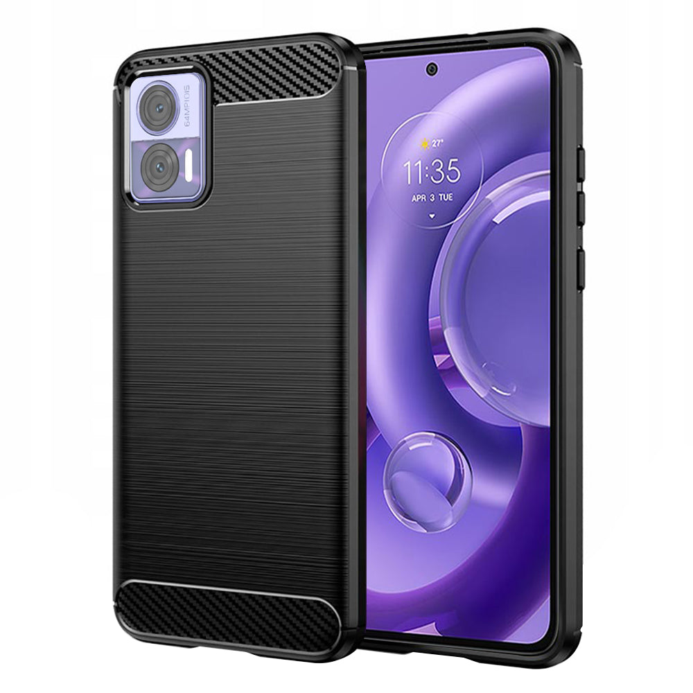 Futrola za Motorola Edge 30 Neo, Techsuit, Karbon, Crna
