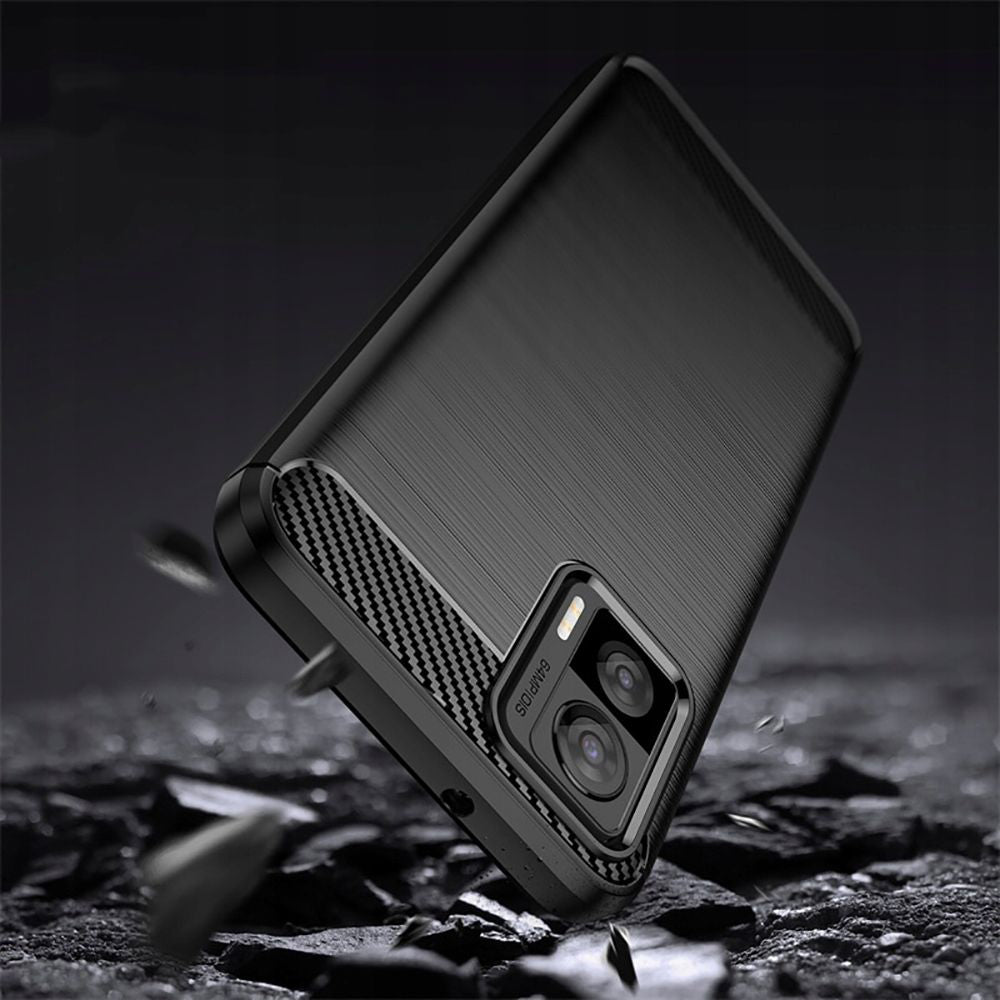 Futrola za Motorola Edge 30 Neo, Techsuit, Karbon, Crna