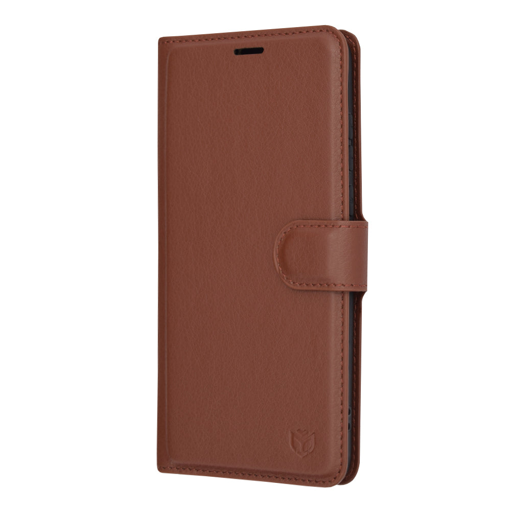 Futrola za Motorola Edge 30 Neo, Techsuit, Leather Folio, Braon