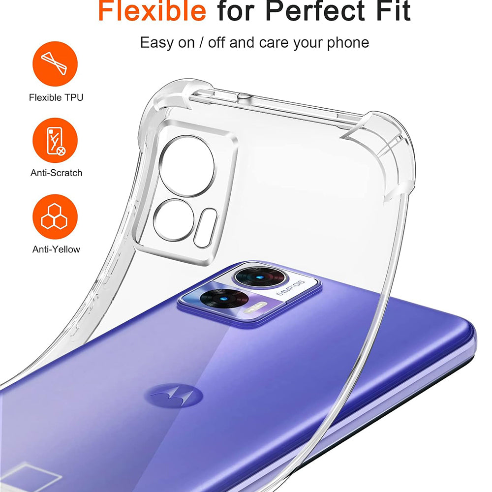 Futrola za Motorola Edge 30 Neo, Techsuit, Shockproof Clear, Providna