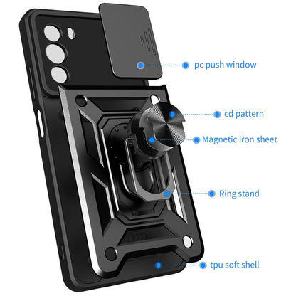 Futrola za Motorola Edge 30, Techsuit, CamShield, Crna