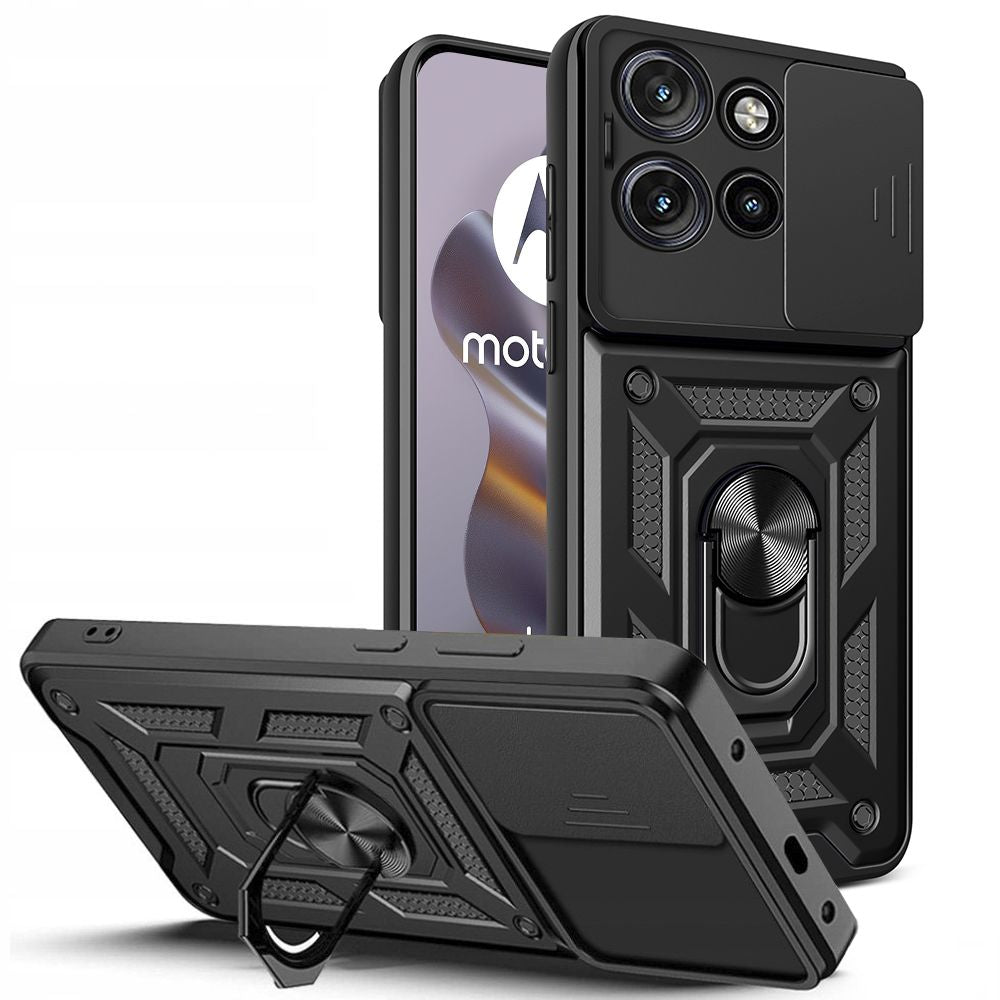Futrola za Motorola Edge 50 Neo, Tech-Protect, CamShield Pro, Crna