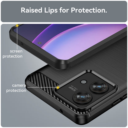 Futrola za Motorola Edge 40 Neo, Techsuit, Karbon, Crna