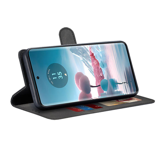 Futrola za Motorola Edge 40 Neo, Techsuit, Diary Book, Crna