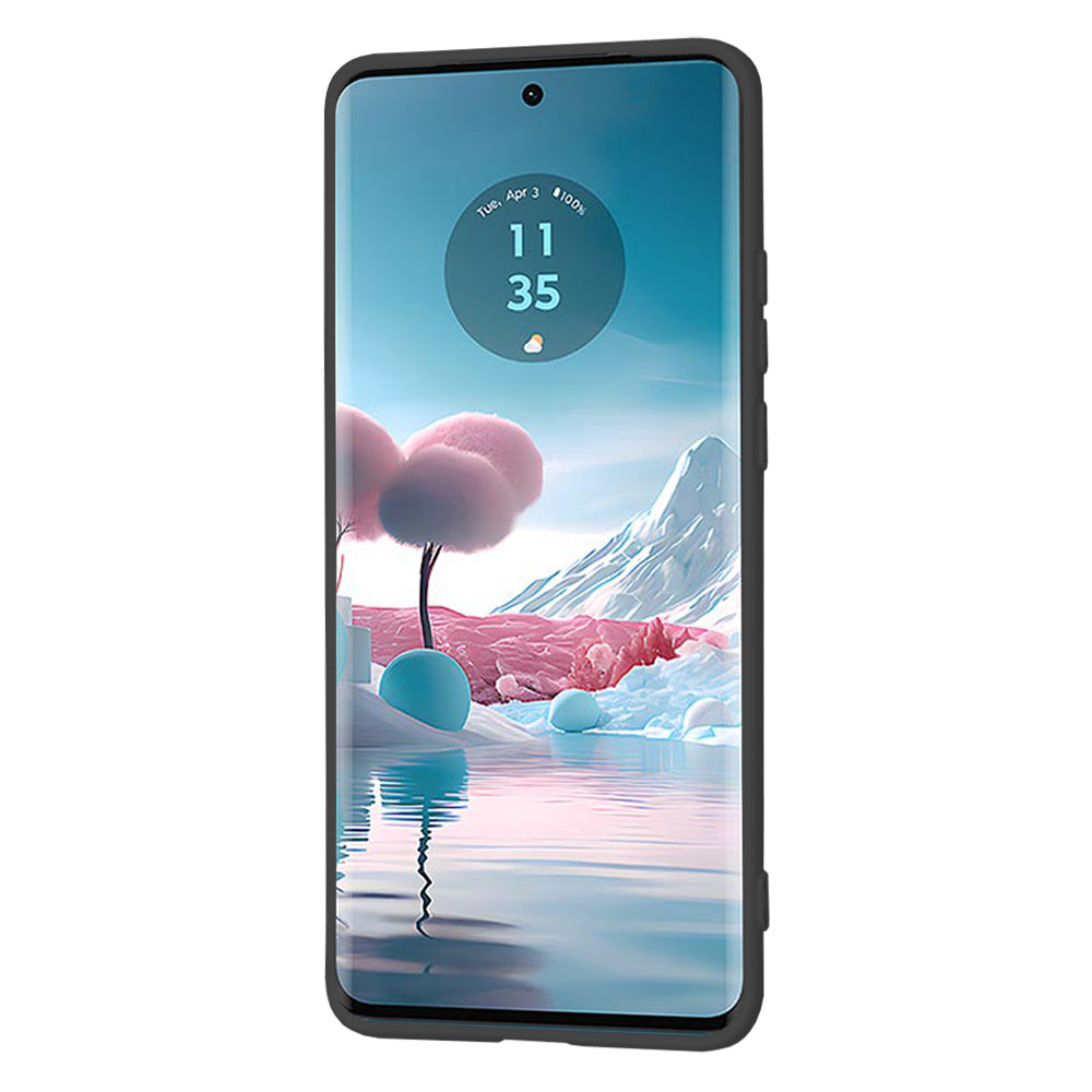 Futrola za Motorola Edge 40 Neo, Techsuit, SoftFlex, Crna