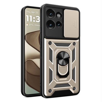 Futrola za Motorola Edge 50 Fusion, Techsuit, CamShield, Zlatna