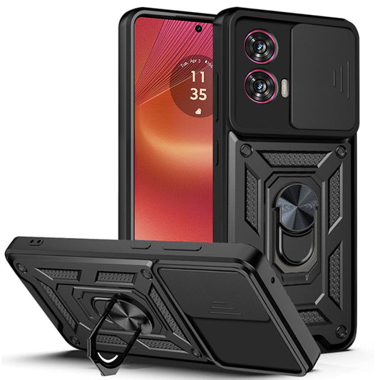 Futrola za Motorola Edge 50 Fusion, Techsuit, CamShield, Crna