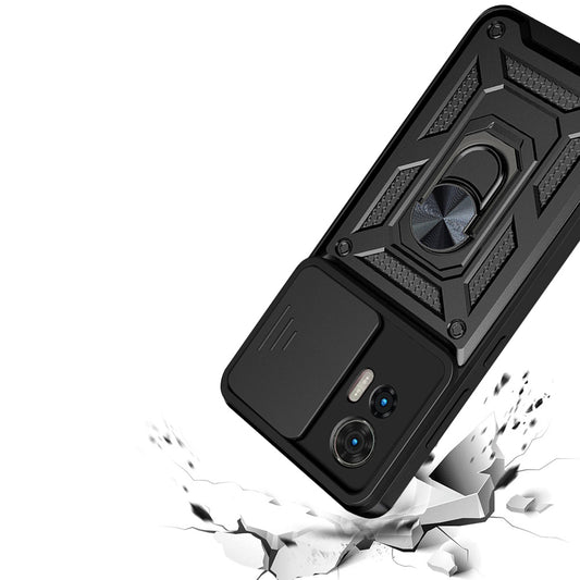 Futrola za Motorola Edge 50 Fusion, Techsuit, CamShield, Crna