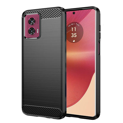 Futrola za Motorola Edge 50 Fusion, Techsuit, Karbon, Crna