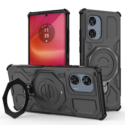 Futrola za Motorola Edge 50 Fusion, Techsuit, Carbon Shield Pro, Crna