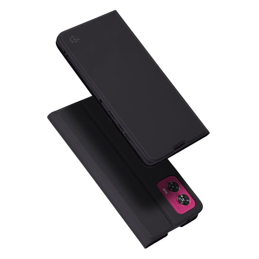 Futrola za Motorola Edge 50 Fusion, Techsuit, Magskin Book, Crna