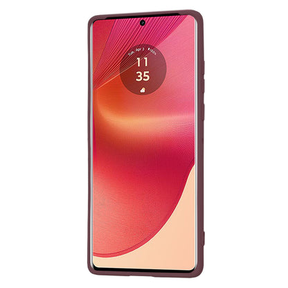 Futrola za Motorola Edge 50 Fusion, Techsuit, SoftFlex, Višnja