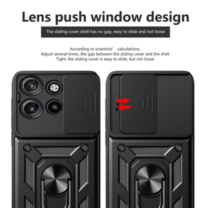 Futrola za Motorola Edge 50 Neo, Techsuit, CamShield, Crna