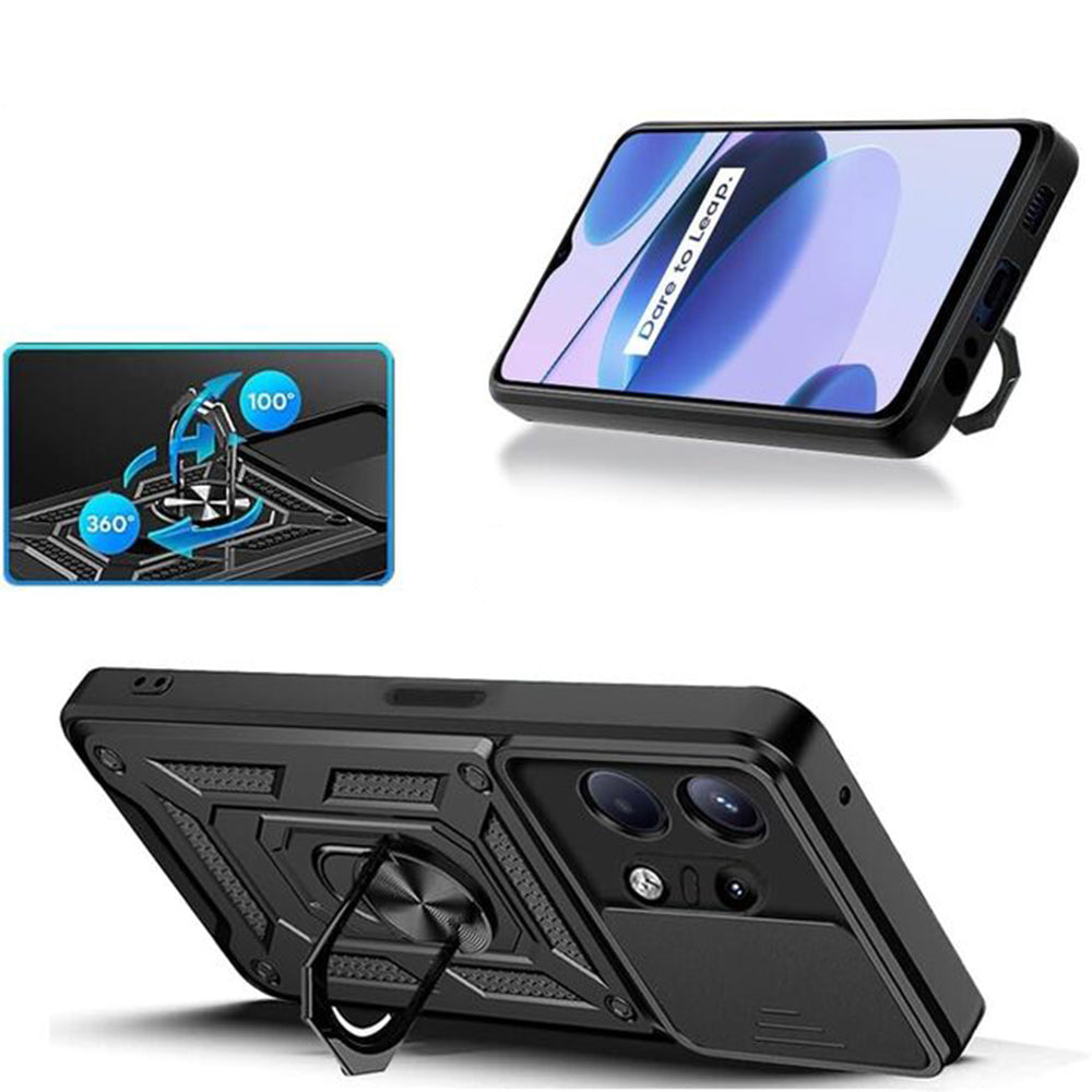 Futrola za Motorola Edge 50 Pro, Techsuit, CamShield, Plava