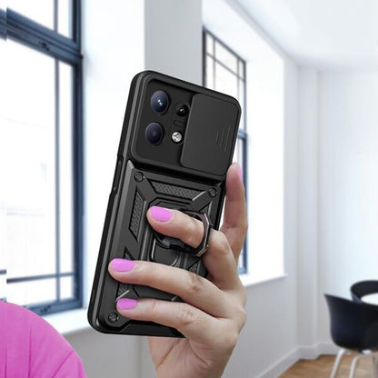 Futrola za Motorola Edge 50 Pro, Techsuit, CamShield, Crna
