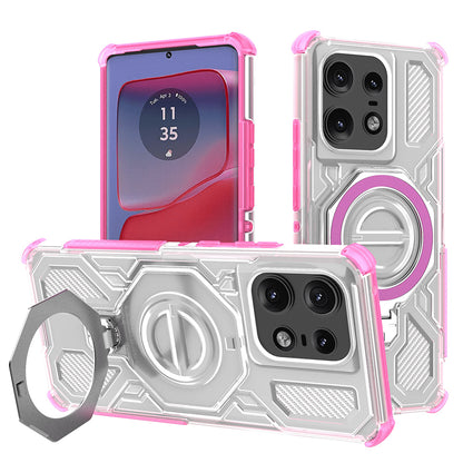 Futrola za Motorola Edge 50 Pro, Techsuit, Carbon Shield Pro, Roze