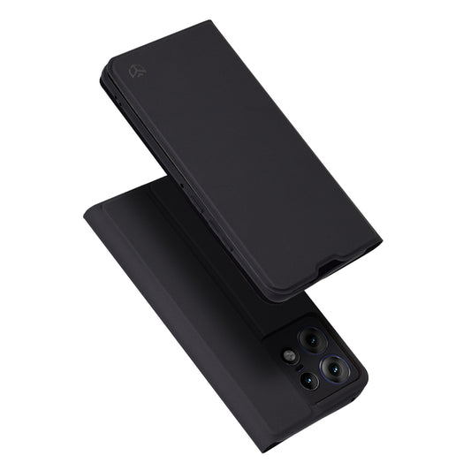 Futrola za Motorola Edge 50 Pro, Techsuit, Magskin Book, Crna