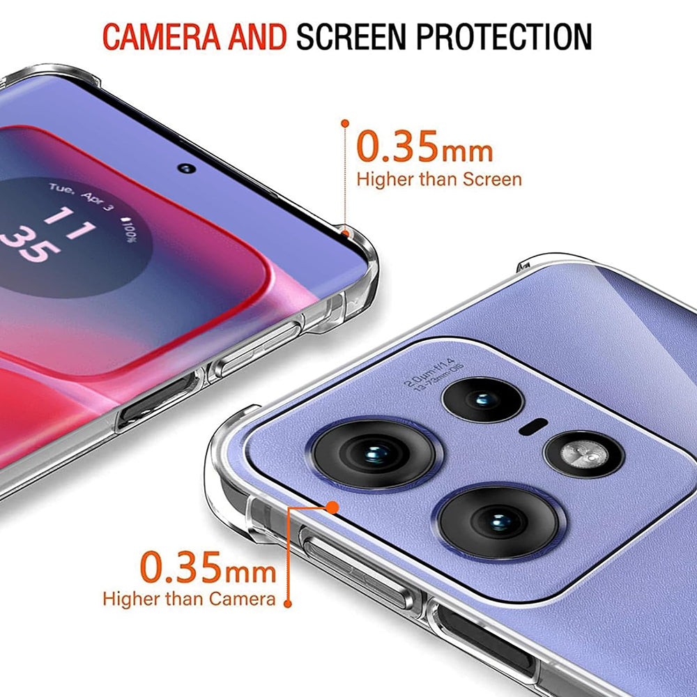 Futrola za Motorola Edge 50 Pro, Techsuit, Shockproof Clear, Providna