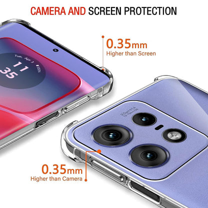 Futrola za Motorola Edge 50 Pro, Techsuit, Shockproof Clear, Providna