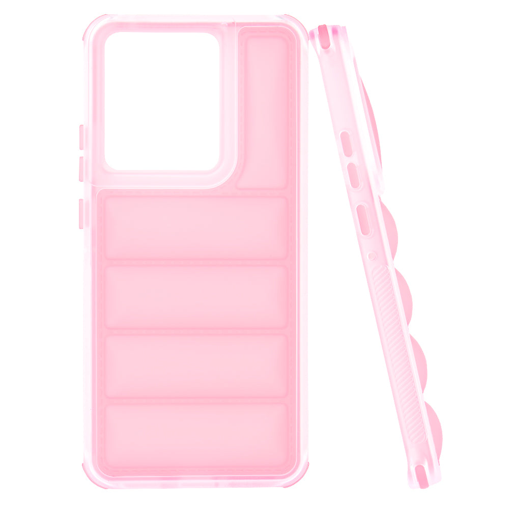 Futrola za Motorola Edge 50 Pro, Techsuit, Wave Shield, Roze