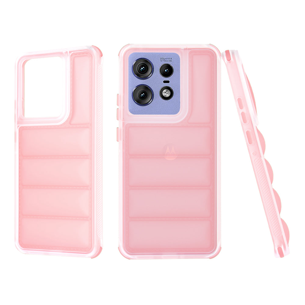 Futrola za Motorola Edge 50 Pro, Techsuit, Wave Shield, Roze