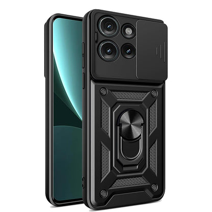 Futrola za Motorola Edge 50, Techsuit, CamShield, Crna