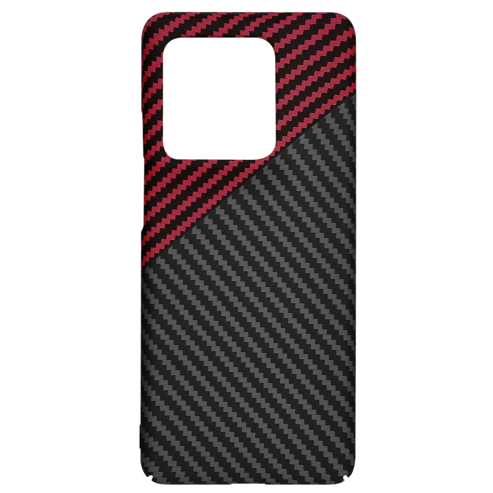 Futrola za Motorola Edge 50 Ultra, Techsuit, Carbonite FiberShell, Crno Crvena