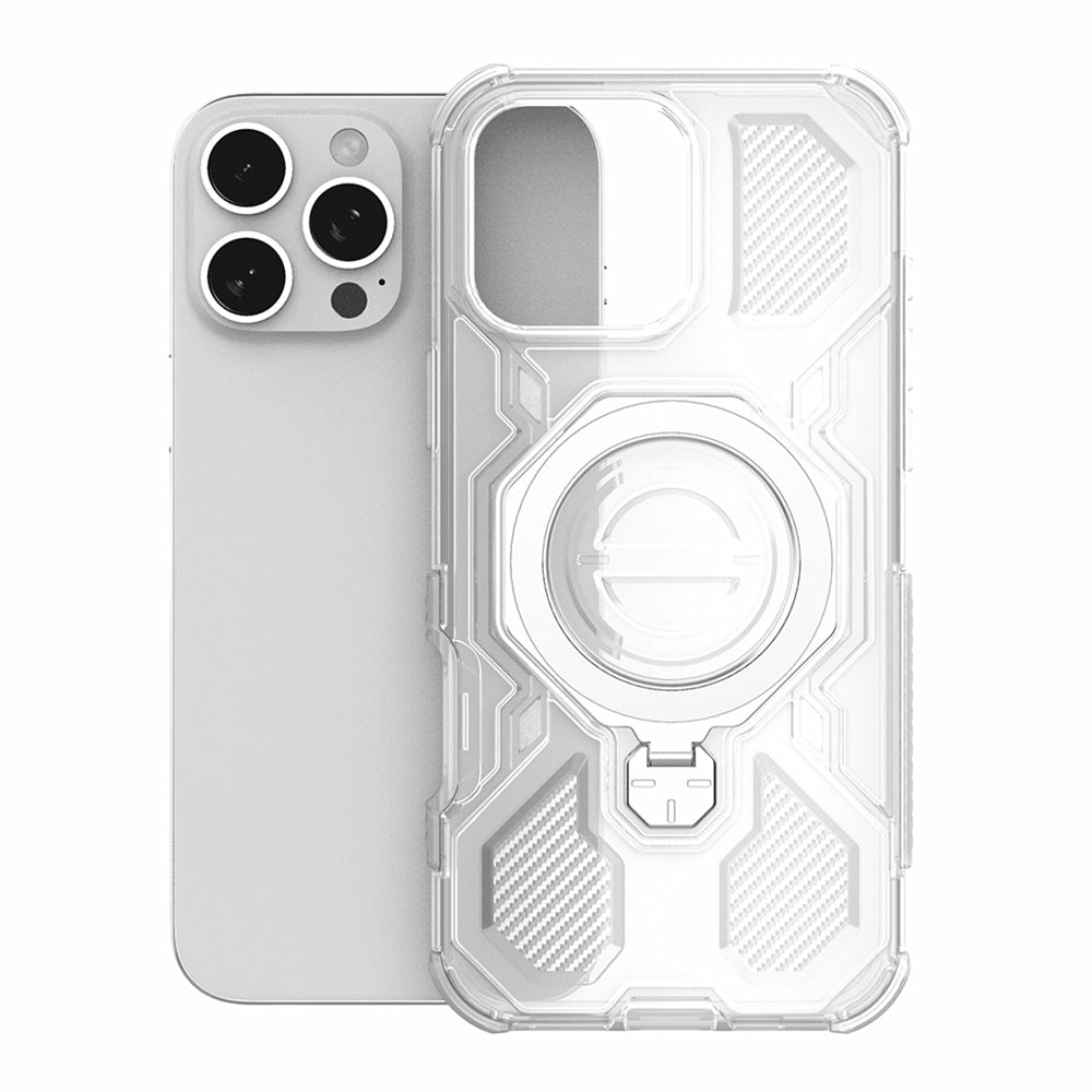 Futrola za Motorola Edge 60 Fusion / Edge 60, Techsuit, Carbon Shield Pro, Bela