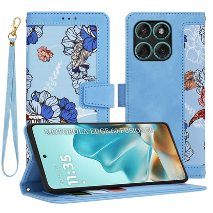 Futrola za Motorola Edge 60 Fusion / Edge 60, Techsuit, FlipCraft, Plava