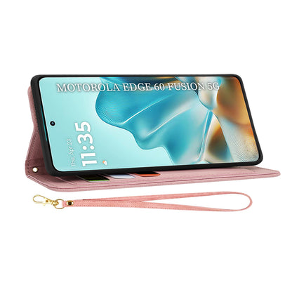 Futrola za Motorola Edge 60 Fusion / Edge 60, Techsuit, FlipCraft, Roze