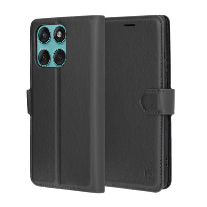 Futrola za Motorola Edge 60 Fusion / Edge 60, Techsuit, Leather Folio, Crna