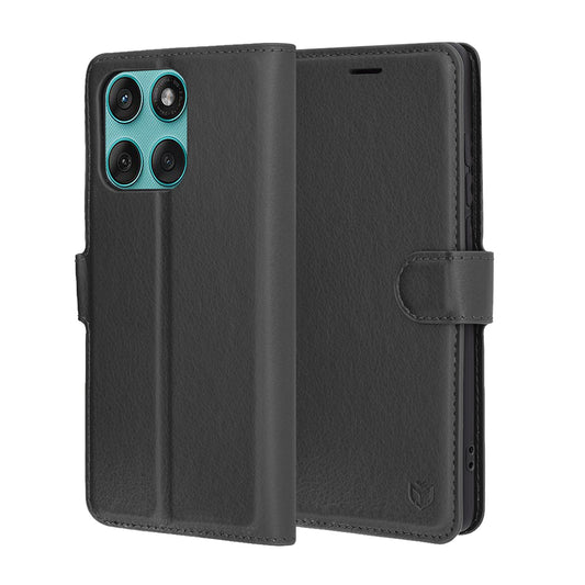 Futrola za Motorola Edge 60 Fusion / Edge 60, Techsuit, Leather Folio, Crna