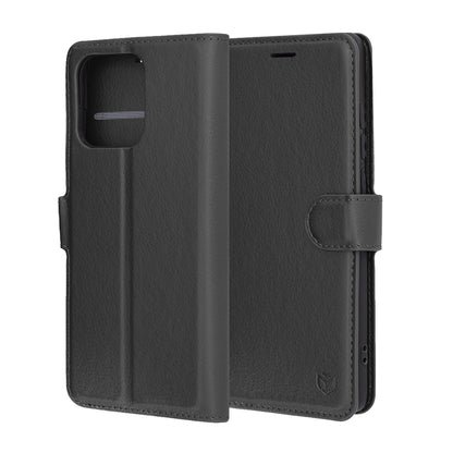 Futrola za Motorola Edge 60 Fusion / Edge 60, Techsuit, Leather Folio, Crna