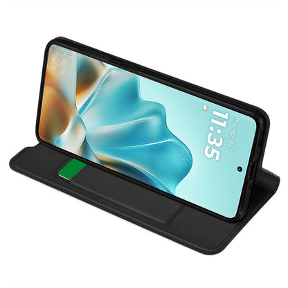 Futrola za Motorola Edge 60 Fusion / Edge 60, Techsuit, Magskin Book, Crna