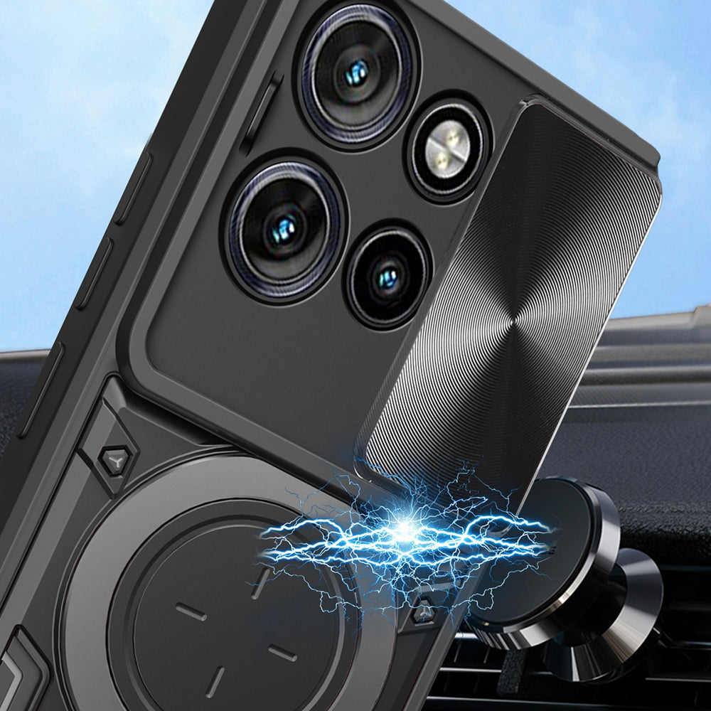 Futrola za Motorola Edge 60 Neo / Edge 50 Neo, Techsuit, CamGuard Pro, Crna