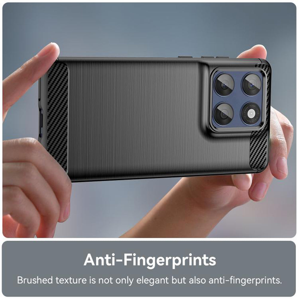 Futrola za Motorola Edge 60 Pro, Techsuit, Karbon, Crna