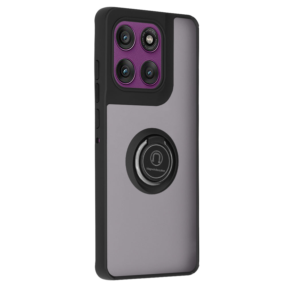 Futrola za Motorola Edge 60 Pro, Techsuit, Glinth, Crna