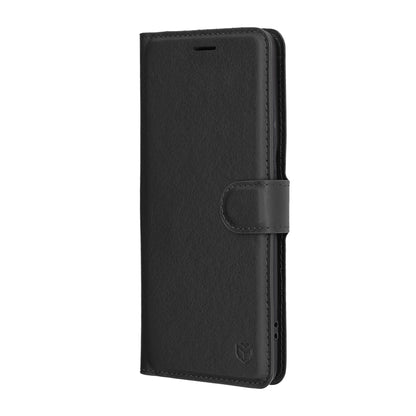 Futrola za Motorola Edge 60 Pro, Techsuit, Leather Folio, Crna