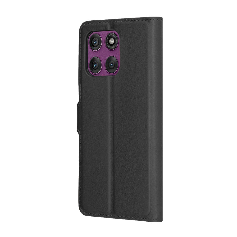 Futrola za Motorola Edge 60 Pro, Techsuit, Leather Folio, Crna
