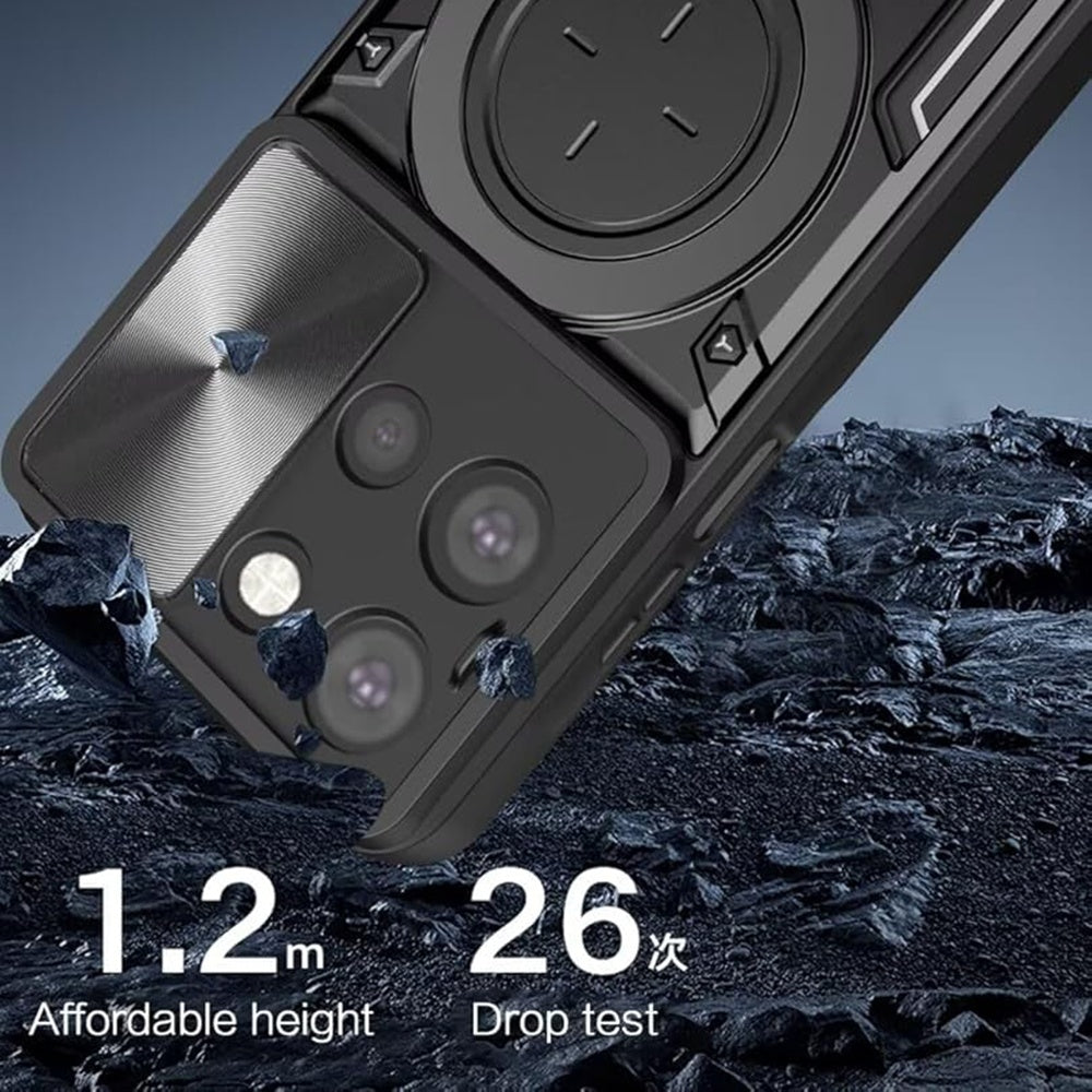 Futrola za Motorola Edge 70 Fusion, Techsuit, CamGuard Pro, Crna