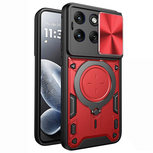 Futrola za Motorola Edge 70 Fusion, Techsuit, CamGuard Pro, Crvena