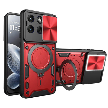 Futrola za Motorola Edge 70 Fusion, Techsuit, CamGuard Pro, Crvena