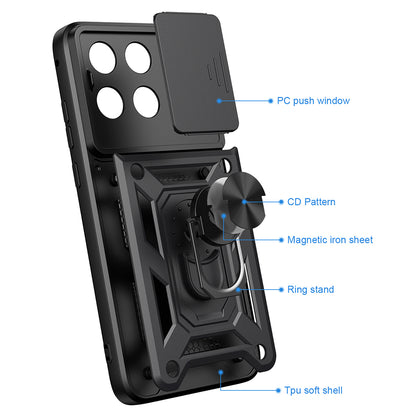 Futrola za Motorola Edge 70 Fusion, Techsuit, CamShield, Zlatna