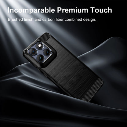 Futrola za Motorola Edge 70 Fusion, Techsuit, Karbon, Crna