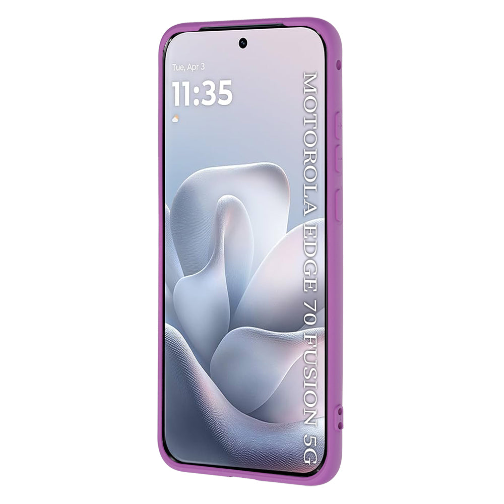 Futrola za Motorola Edge 70 Fusion, Techsuit, SoftFlex, Ljubičasta