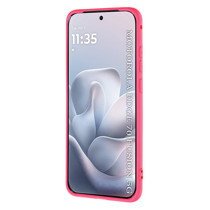 Futrola za Motorola Edge 70 Fusion, Techsuit, SoftFlex, Tamno Roze